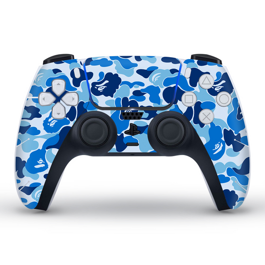 PS5 Blue Camo Skin